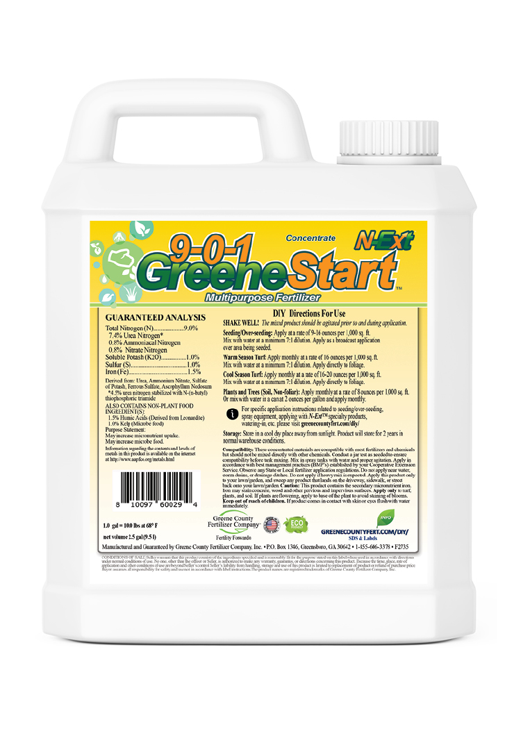 DIY 9-0-1 GreeneStart™ Multipurpose Fertilizer | Greene County ...